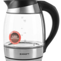 Чайник KRAFT KF-KG1804DBL черн./нерж./стекло